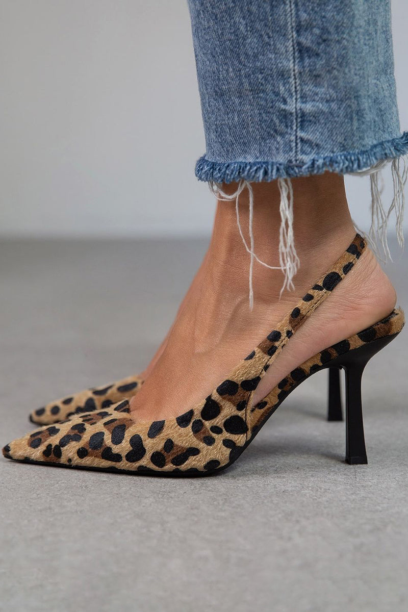 Maison Armand™ | Escarpins Kaki Léopard Élégance