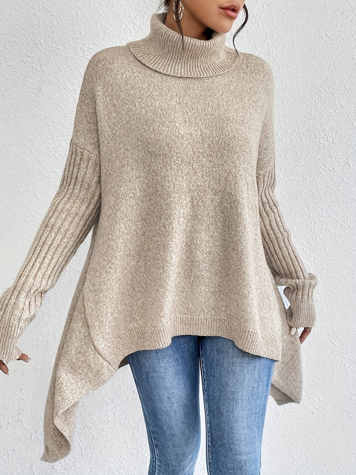Maison Armand™ | Pull Col Roulé Oversize Élégance