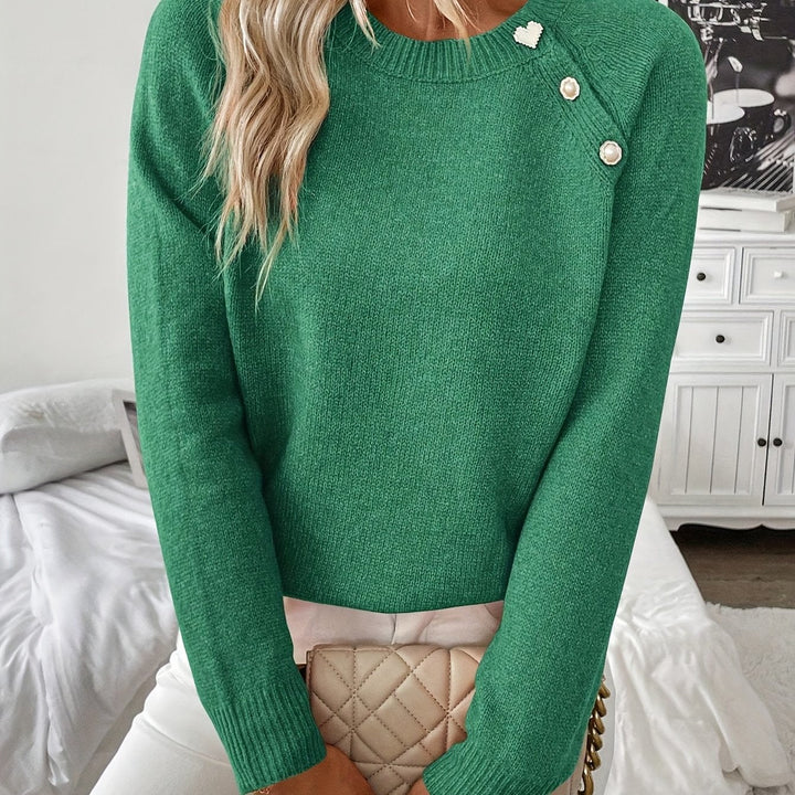 Maison Armand™ | Pull Asymétrique Élégance Boutonnée