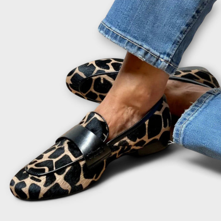 Maison Armand™ | Mocassins Orthopédiques Léopard