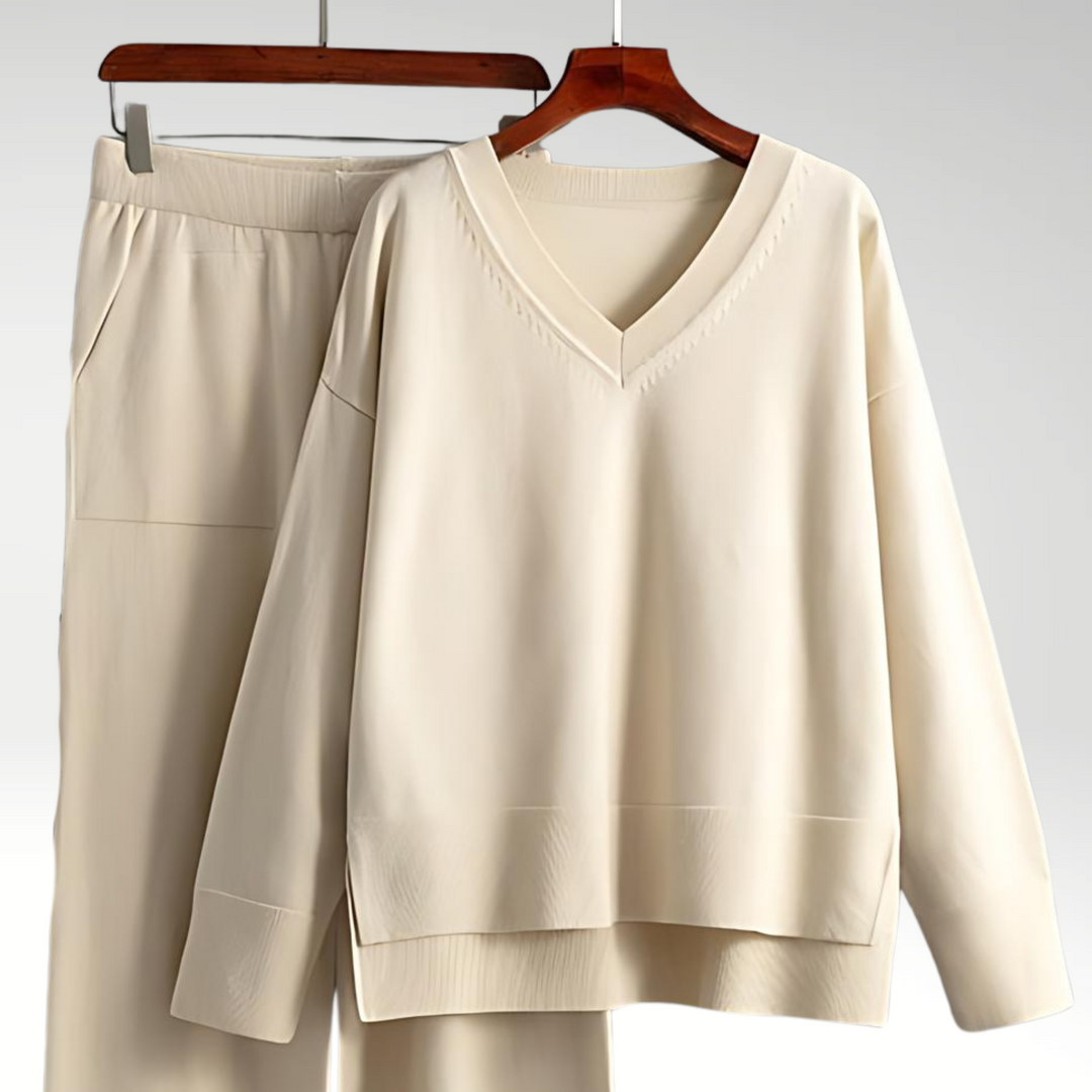 Maison Armand™  | Ensemble deux pièces V-neck de luxe