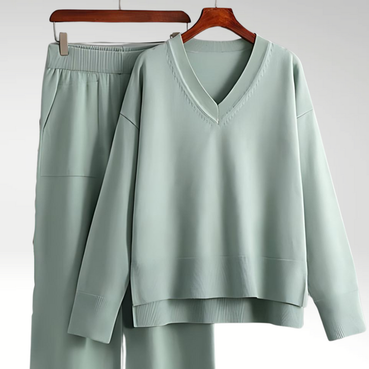 Maison Armand™  | Ensemble deux pièces V-neck de luxe