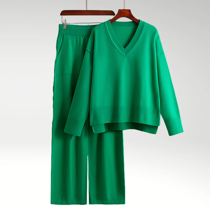 Maison Armand™  | Ensemble deux pièces V-neck de luxe