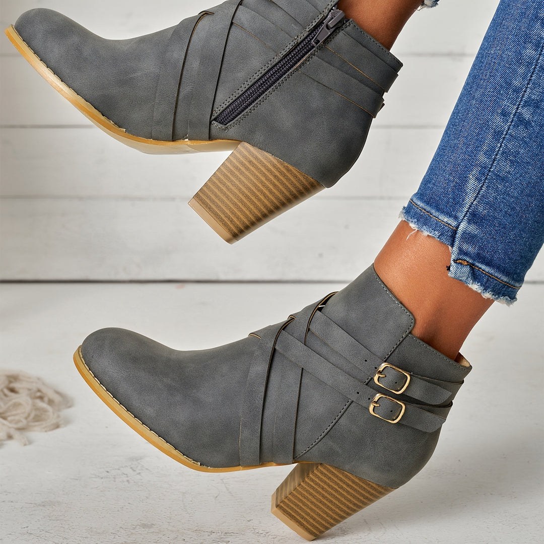 Maison Armand™ | bottines élégance croisée