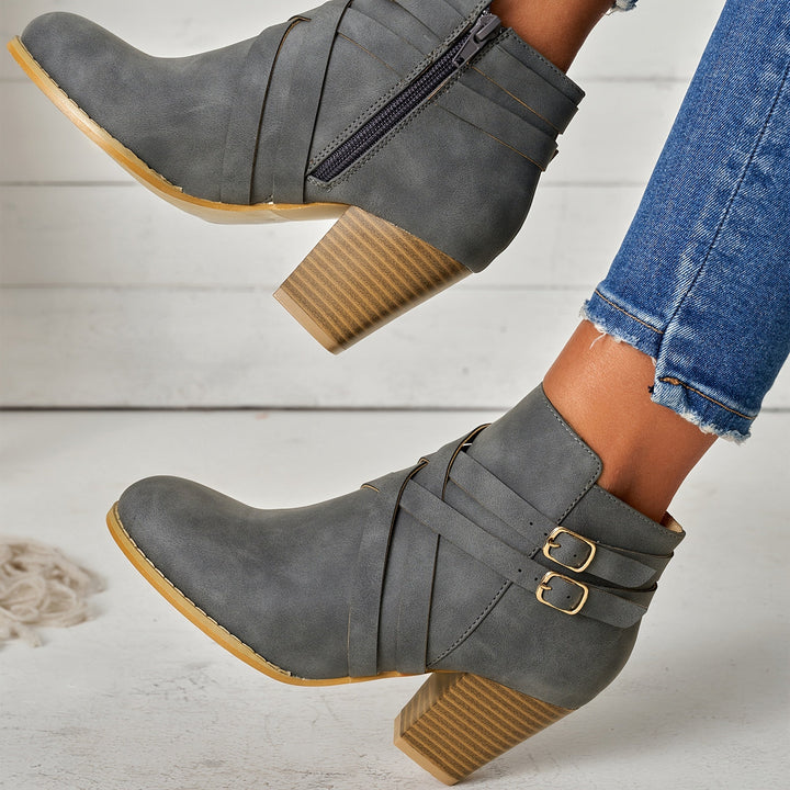 Maison Armand™ | bottines élégance croisée