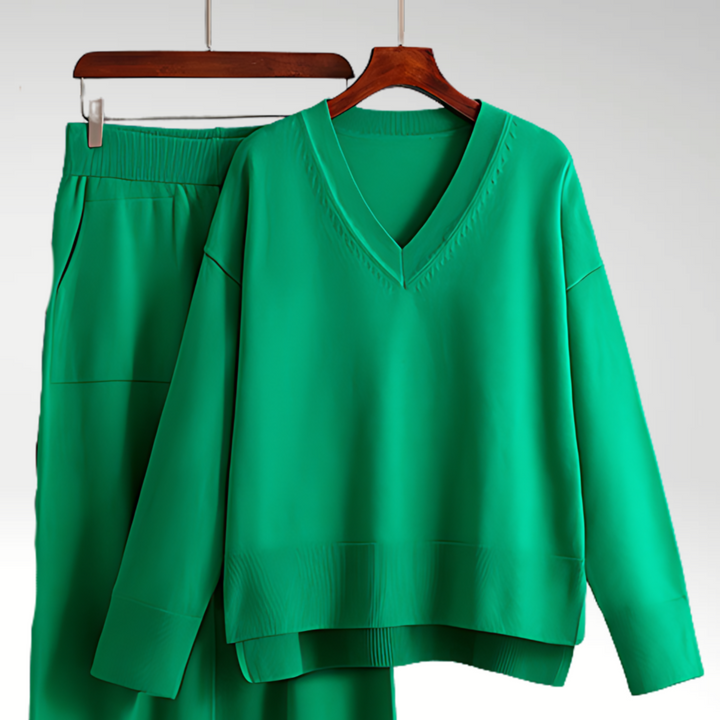 Maison Armand™  | Ensemble deux pièces V-neck de luxe