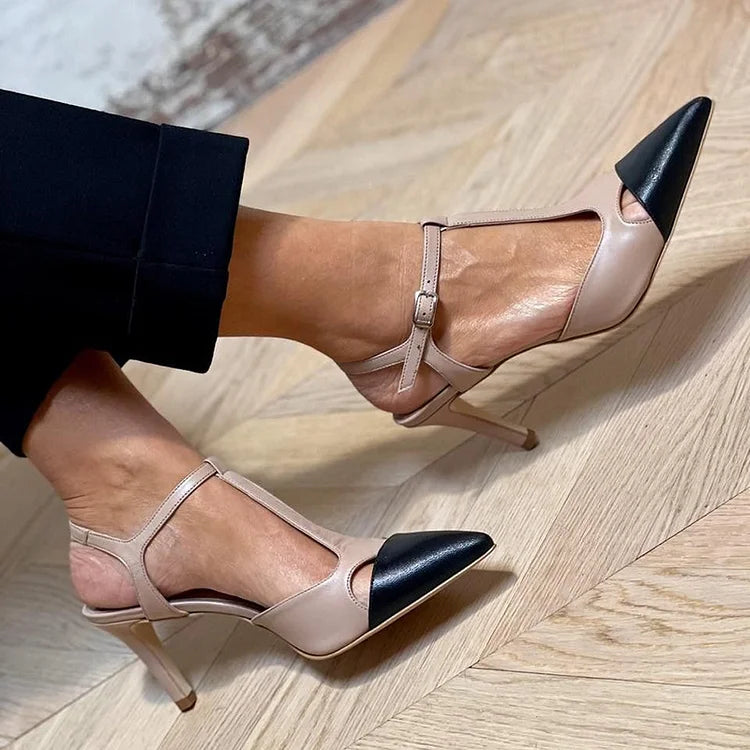 Maison Armand™ | Escarpins Bicolores Élégance