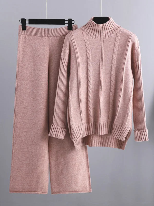 Maison Armand™  | Ensemble deux pièces Lounge en tricot torsadé