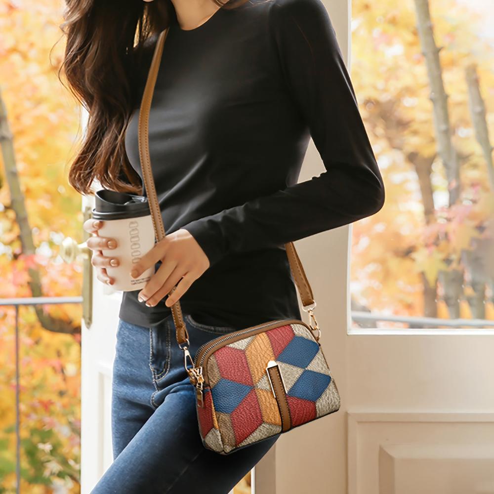 Maison Armand™ | Mini Sac Bandoulière Patchwork