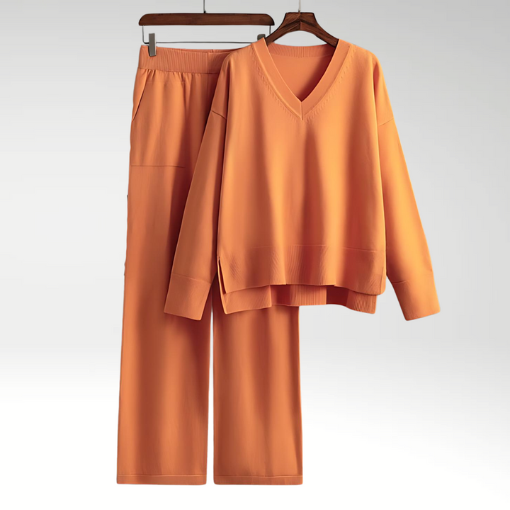 Maison Armand™  | Ensemble deux pièces V-neck de luxe