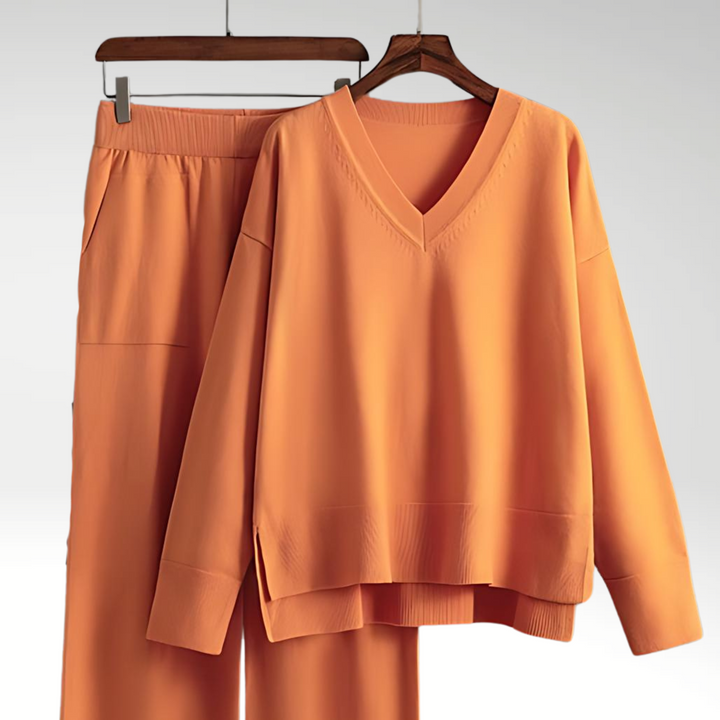 Maison Armand™  | Ensemble deux pièces V-neck de luxe