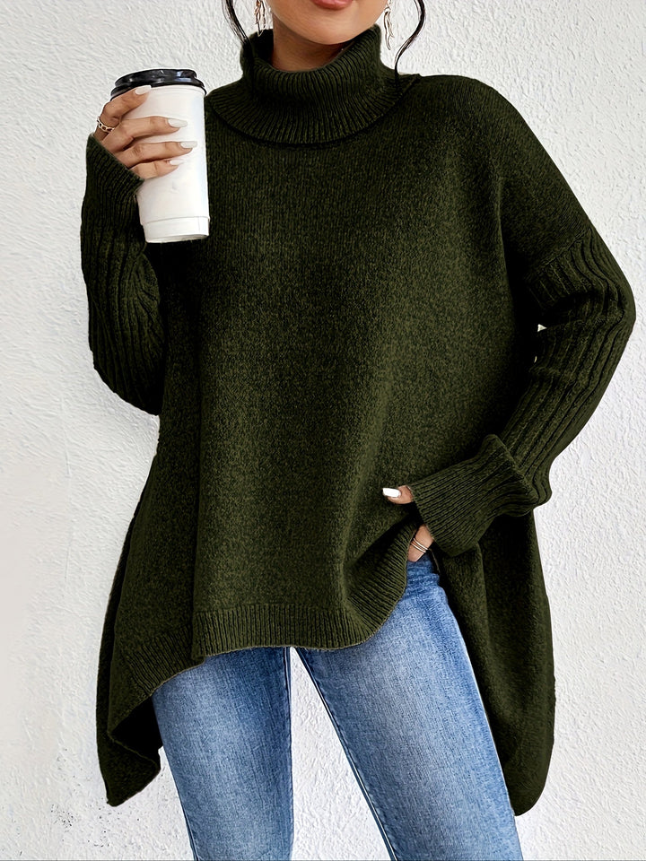 Maison Armand™ | Pull Col Roulé Oversize Élégance