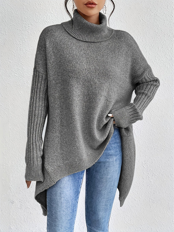 Maison Armand™ | Pull Col Roulé Oversize Élégance