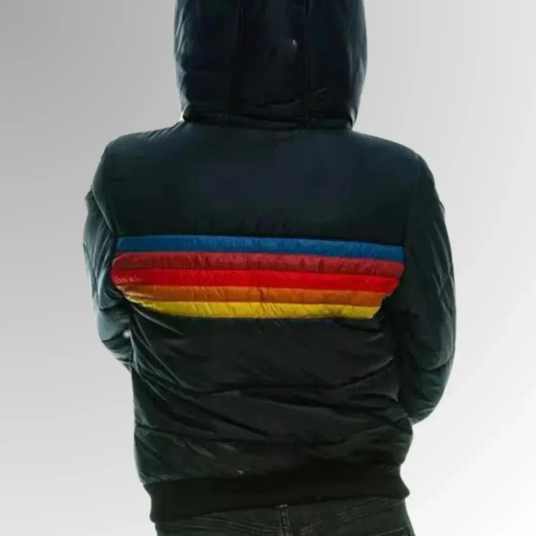 Maison Armand™ | Veste Matelassée Rayée Rétro