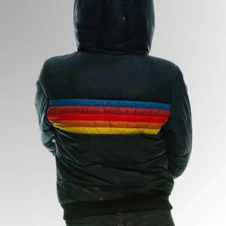 Maison Armand™ | Veste Matelassée Rayée Rétro