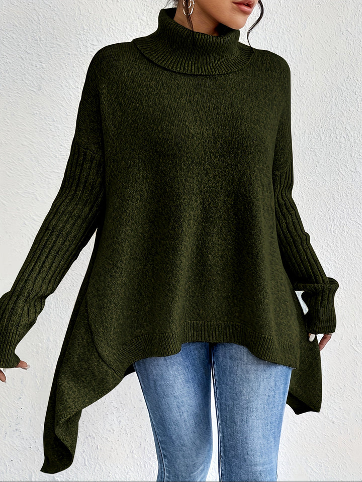 Maison Armand™ | Pull Col Roulé Oversize Élégance