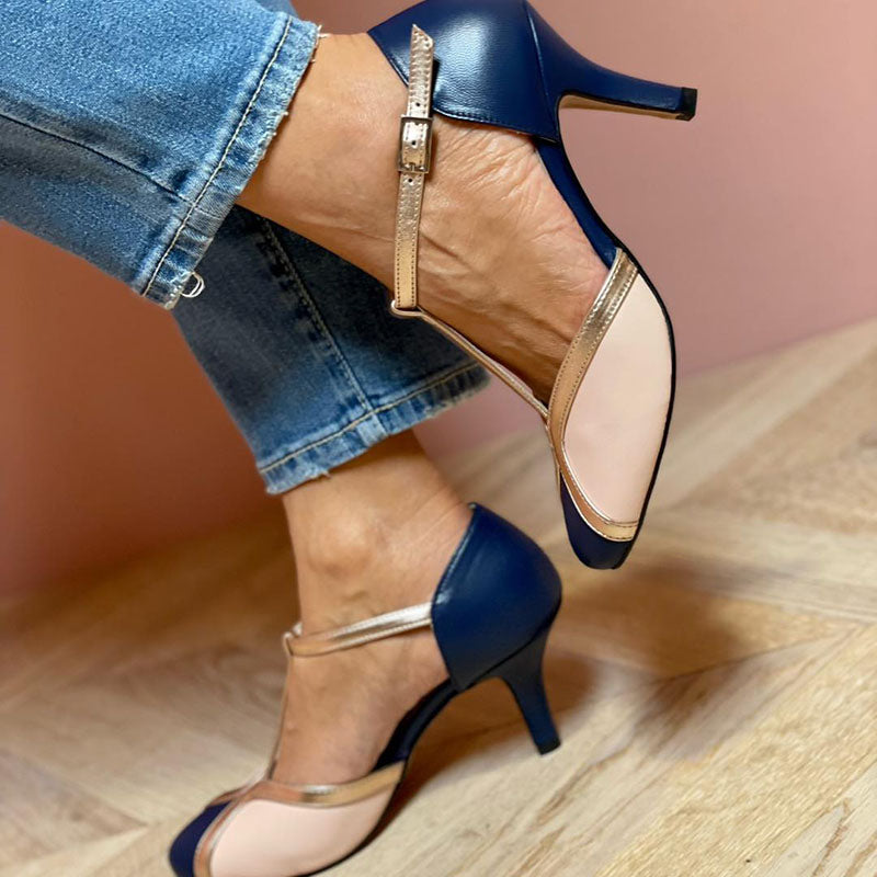 Maison Armand™ | Escarpins T-Strap Colorés Élégance
