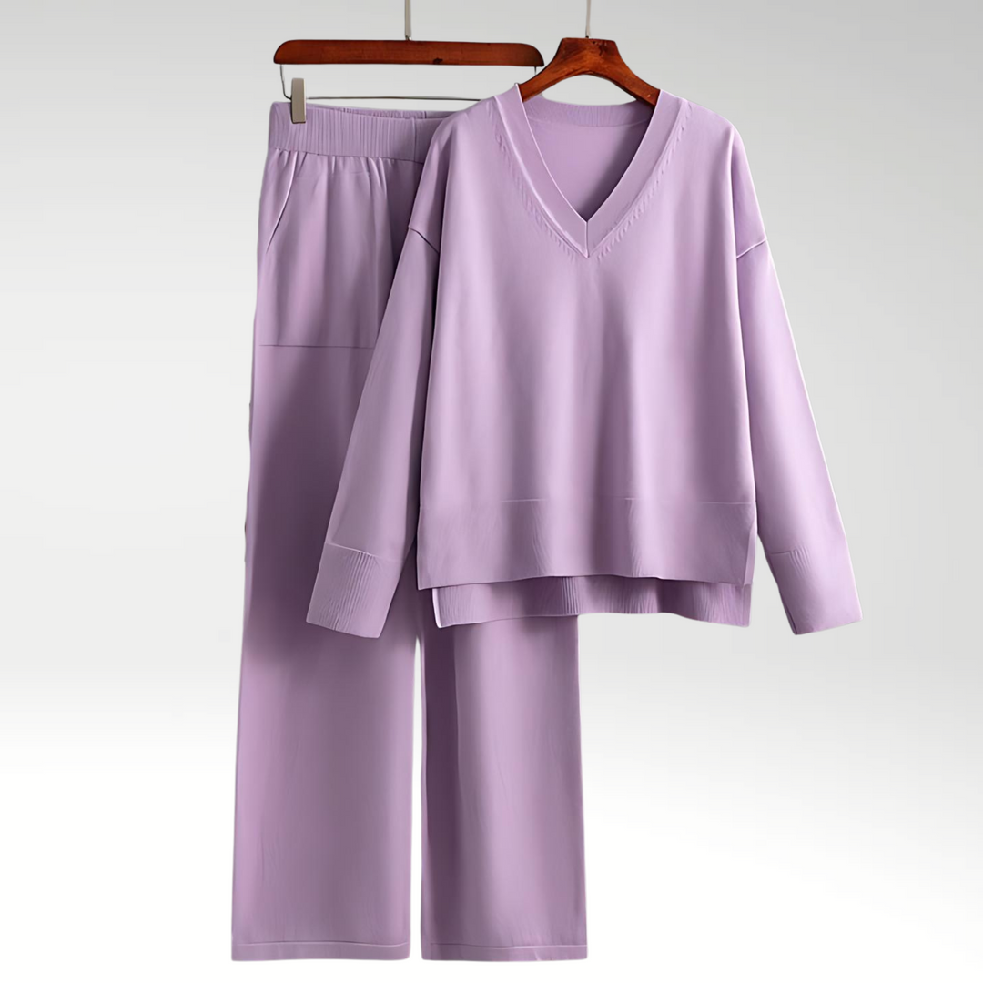 Maison Armand™  | Ensemble deux pièces V-neck de luxe