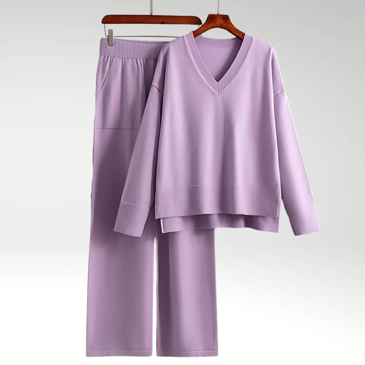 Maison Armand™  | Ensemble deux pièces V-neck de luxe