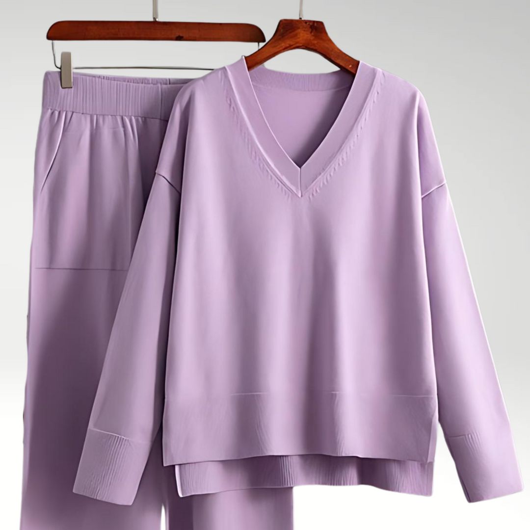 Maison Armand™  | Ensemble deux pièces V-neck de luxe