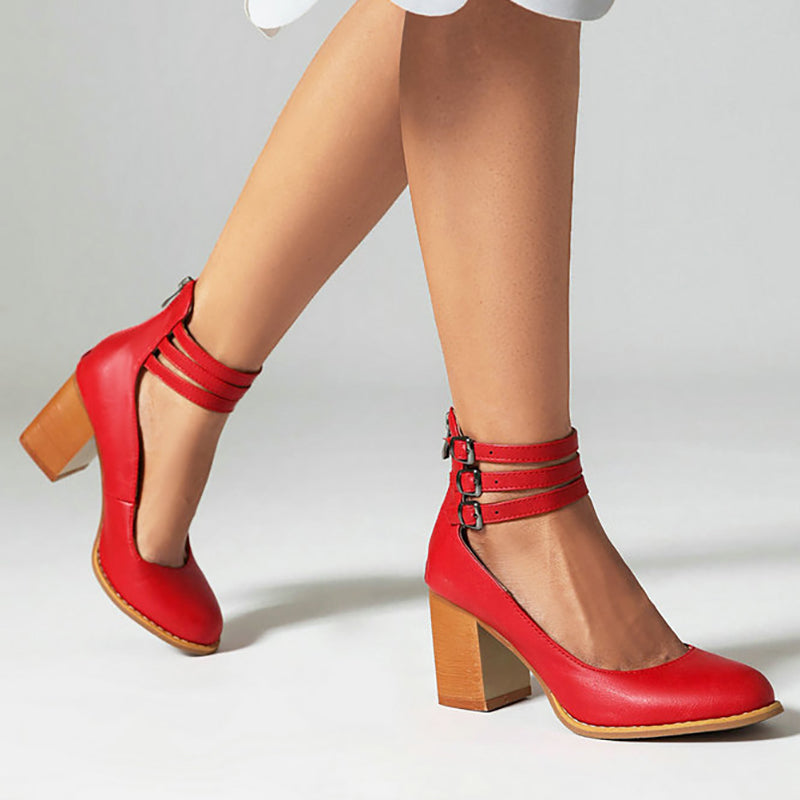 Maison Armand™ | Sandales À Talon Épais Élégance