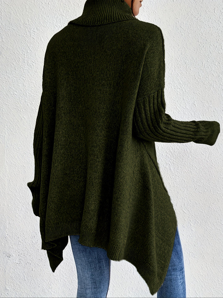 Maison Armand™ | Pull Col Roulé Oversize Élégance