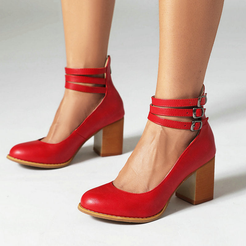 Maison Armand™ | Sandales À Talon Épais Élégance