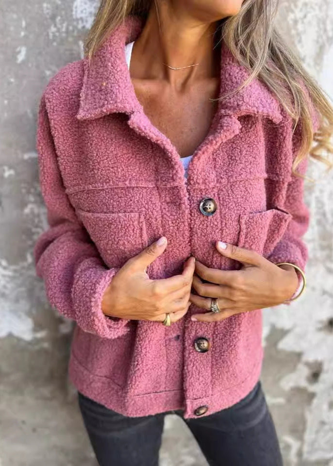 Katia | Veste en Polaire Douce Avec Boutons