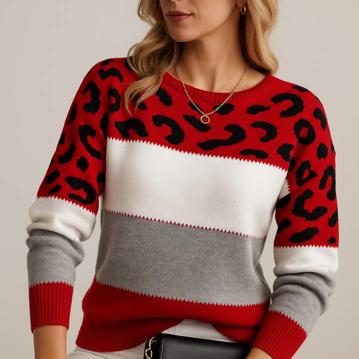 Maison Armand™ | Pull Léopard Élégance