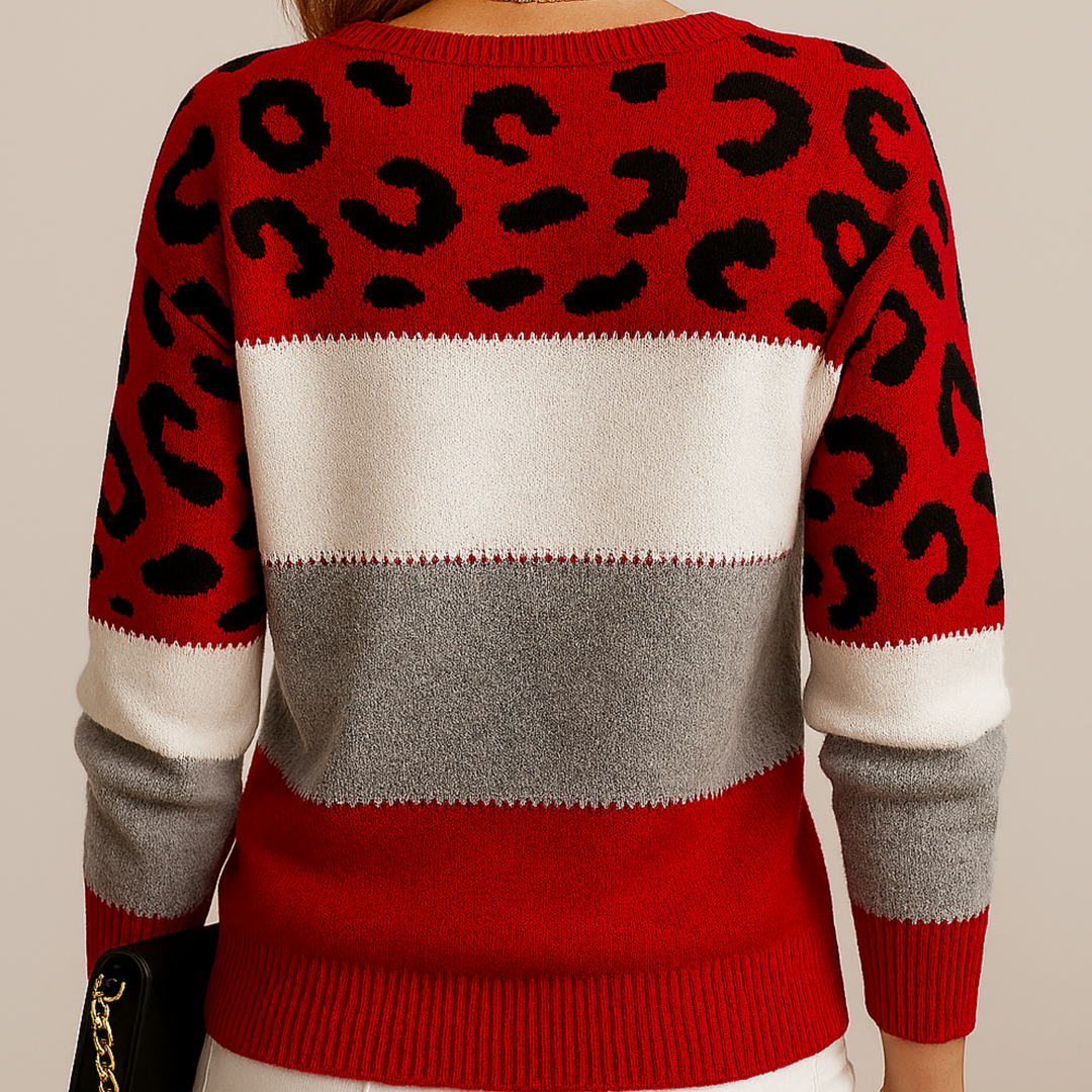 Maison Armand™ | Pull Léopard Élégance