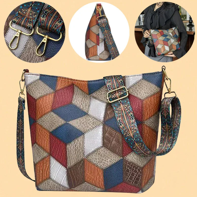 Maison Armand™ | Sac à main en cuir mosaïque