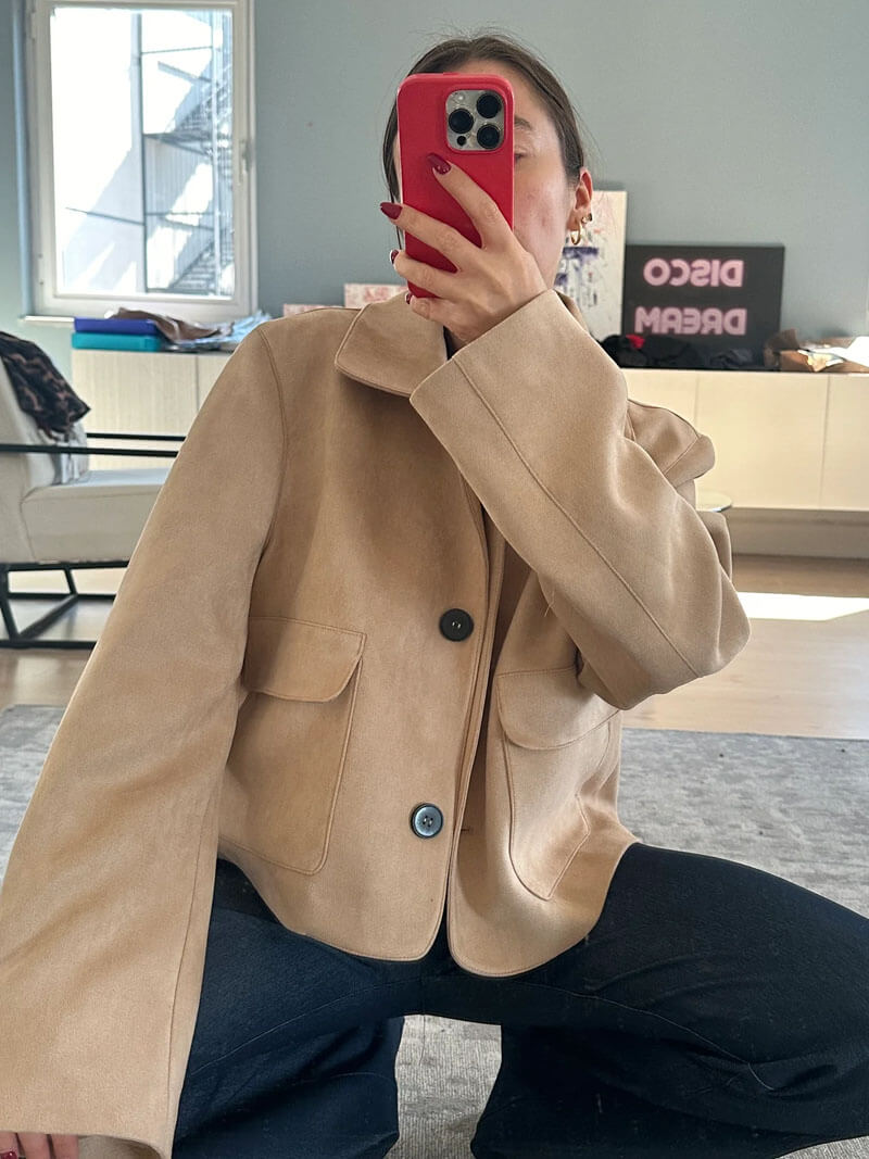 Maison Armand™  | Veste en faux daim