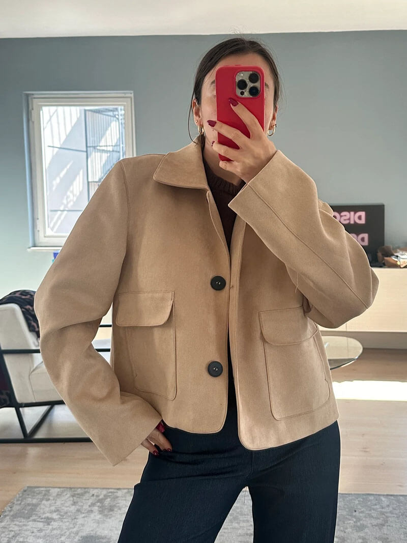 Maison Armand™  | Veste en faux daim