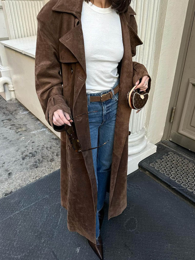 Maison Armand™ | Trench-coat en daim