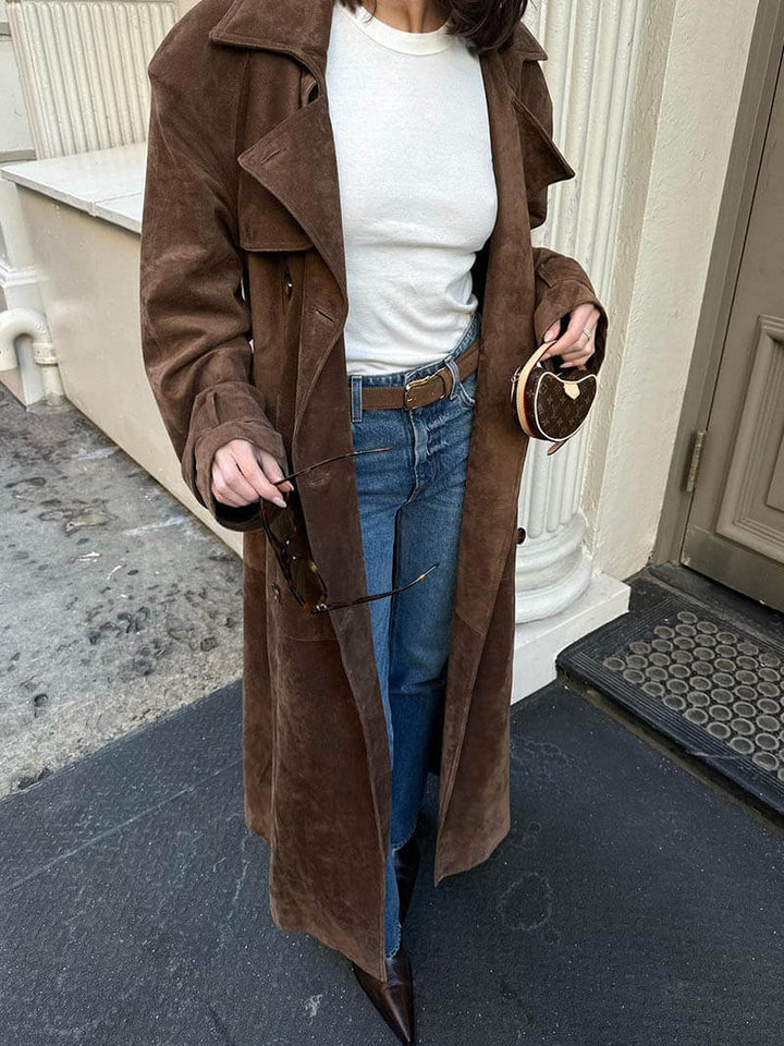 Maison Armand™ | Trench-coat en daim