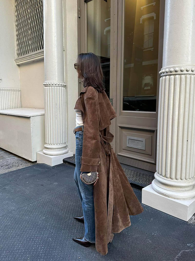 Maison Armand™ | Trench-coat en daim