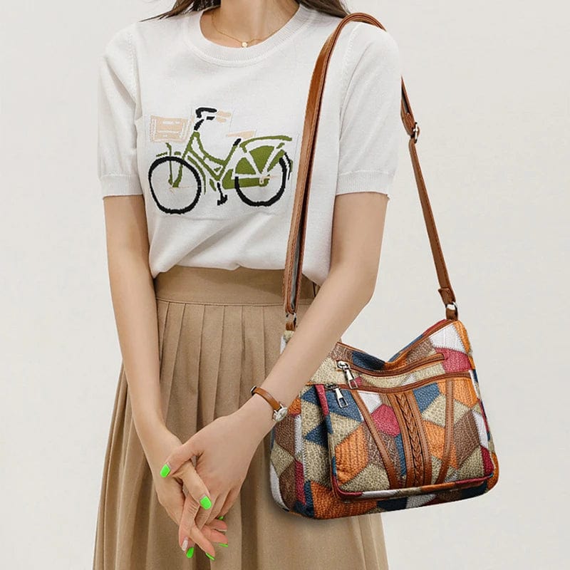 Maison Armand™ | Sac à main en cuir mosaïque
