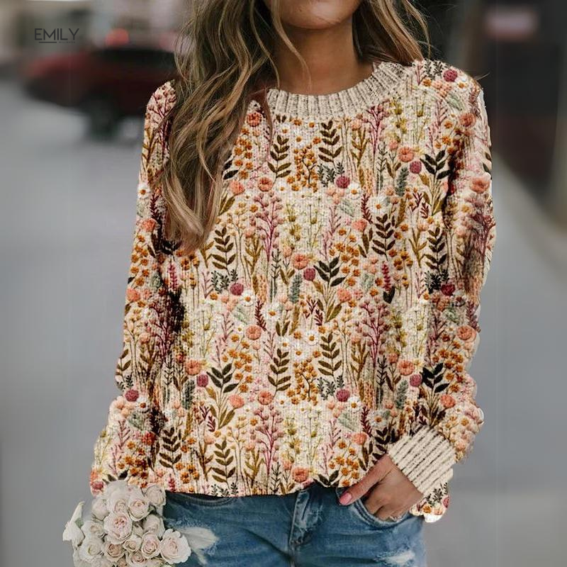 Maison Armand™ | pull fleuri bohème