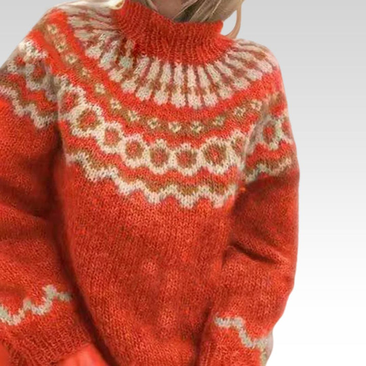Maison Armand™ | pull nordique col montant