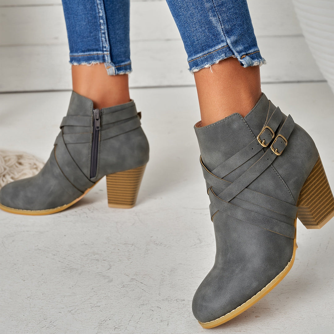 Maison Armand™ | bottines élégance croisée