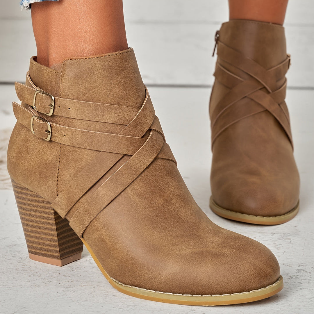 Maison Armand™ | bottines élégance croisée