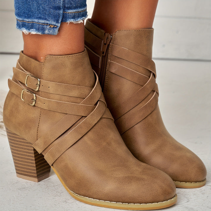 Maison Armand™ | bottines élégance croisée