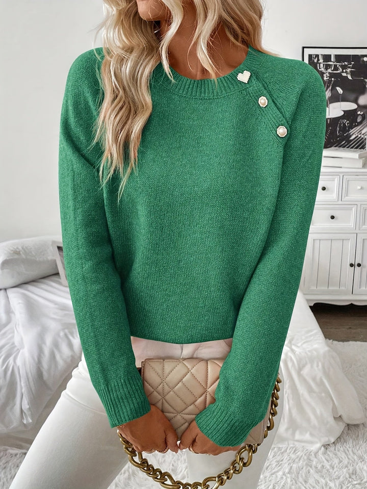 Maison Armand™ | Pull Asymétrique Élégance Boutonnée