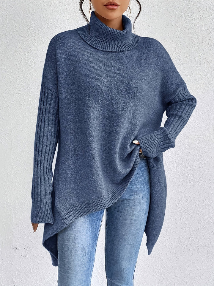 Maison Armand™ | Pull Col Roulé Oversize Élégance