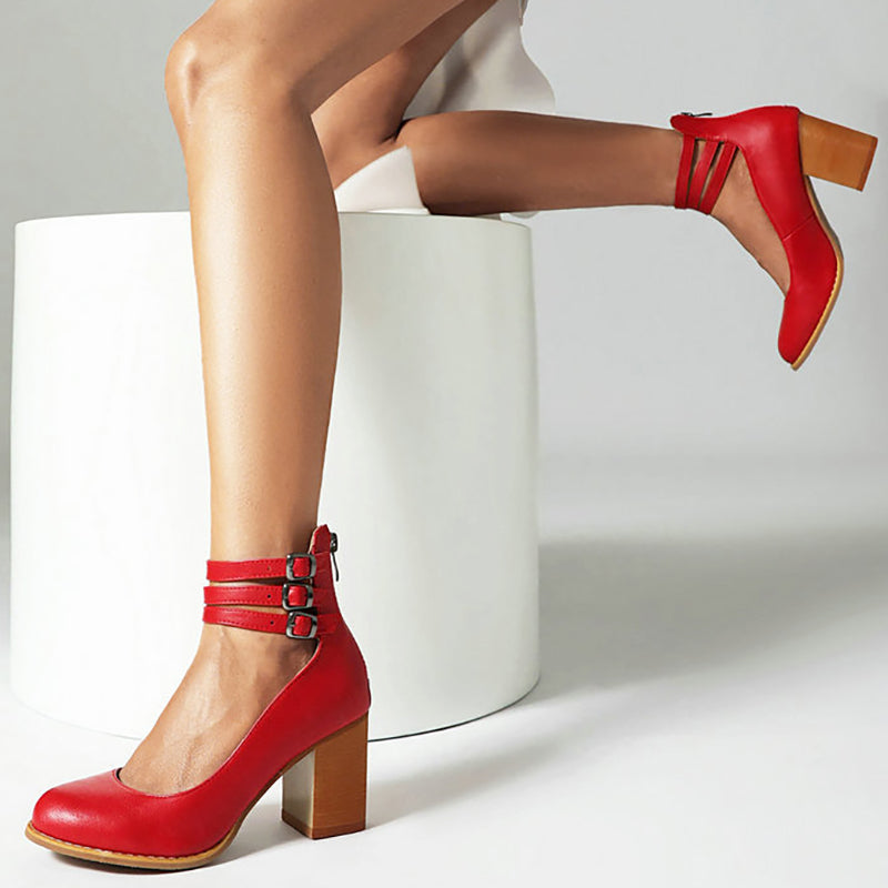 Maison Armand™ | Sandales À Talon Épais Élégance