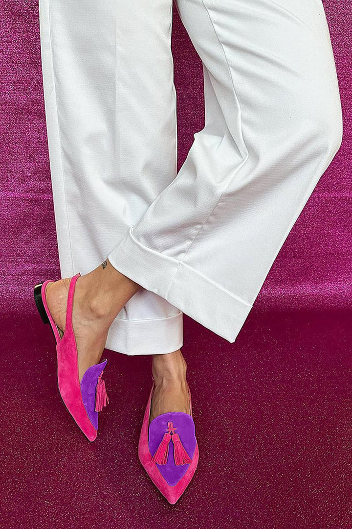 Maison Armand™ | Ballerines Colorées Frangées Élégance