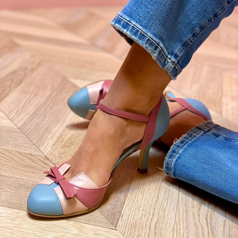 Maison Armand™ | Sandales Colorées Nœud Élégance