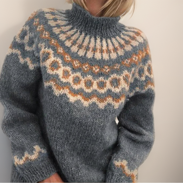 Maison Armand™ | pull nordique col montant